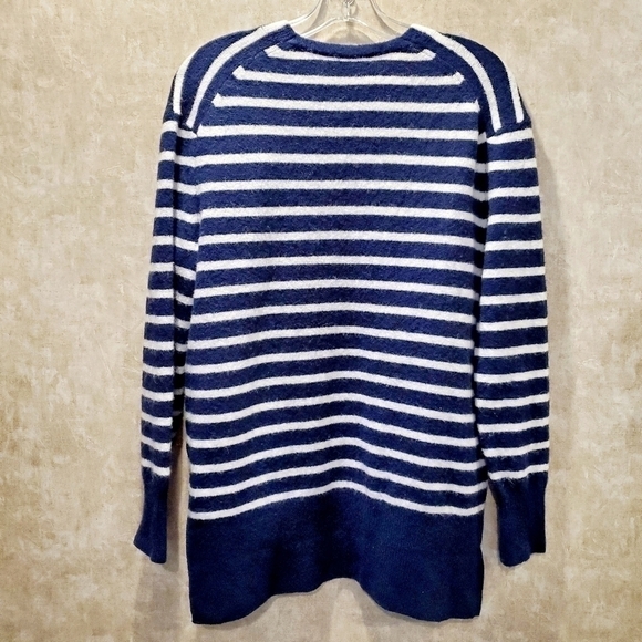 Madewell Merino Wool Open Front Striped Cardigan - Picture 7 of 7
